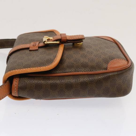 CELINE Macadam Canvas Shoulder Bag PVC Brown Auth ep3998 - Picture 5 of 16